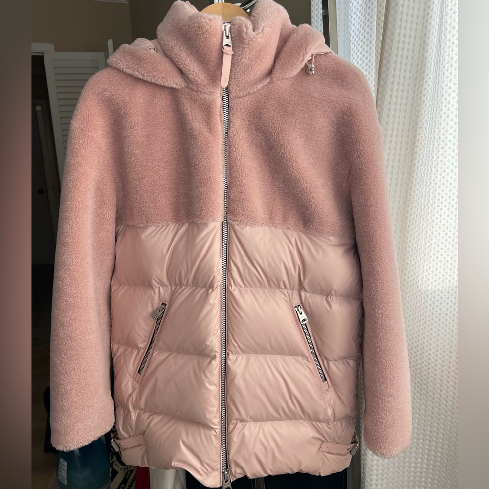 Mackage mixed media coat. Small but fits like a medium.